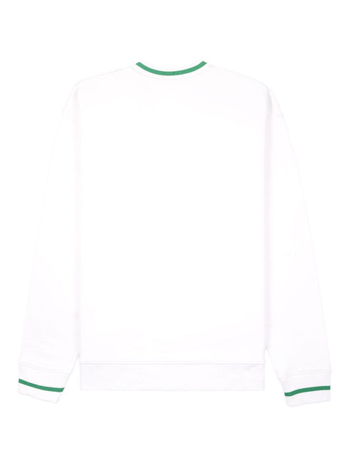 logo-embroidered cotton sweartshirt