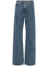 high-rise wide-leg jeans