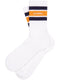 Serif logo-embroidered cotton socks