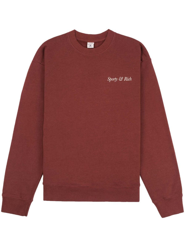 HWCNY logo cotton sweatshirt