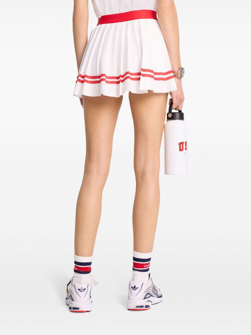 Serif pleated skirts