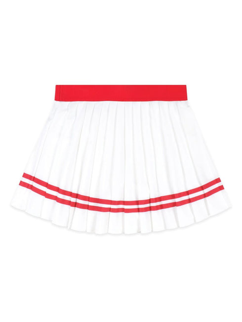 Serif pleated skirts
