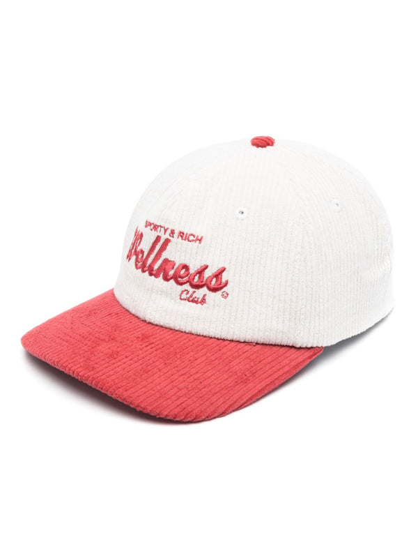 embroidered-logo twill cap