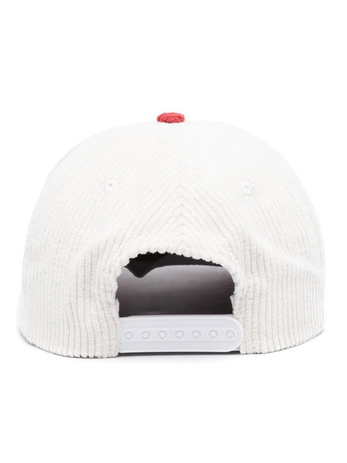 embroidered-logo twill cap