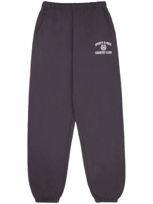 logo-embroidered track pants