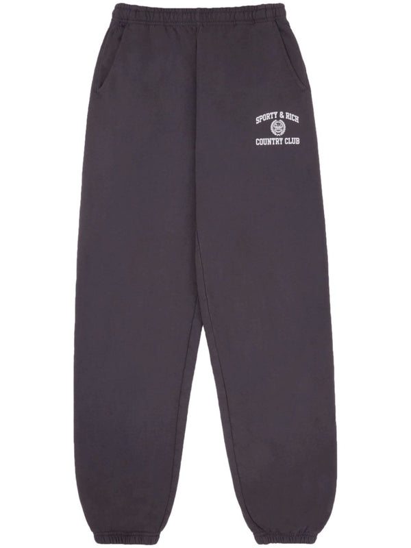 logo-embroidered track pants
