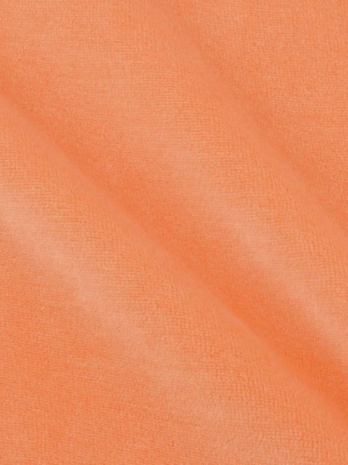 Italic-logo zip-up hoodie