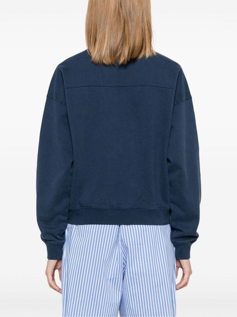 embroidered-motif sweatshirt