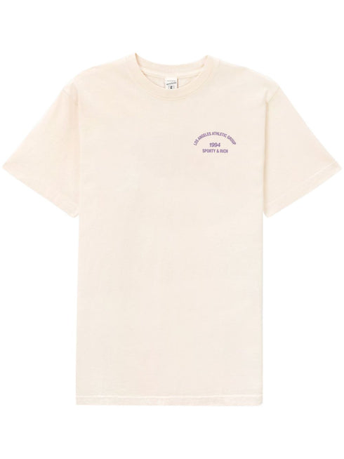 slogan-print cotton T-shirt