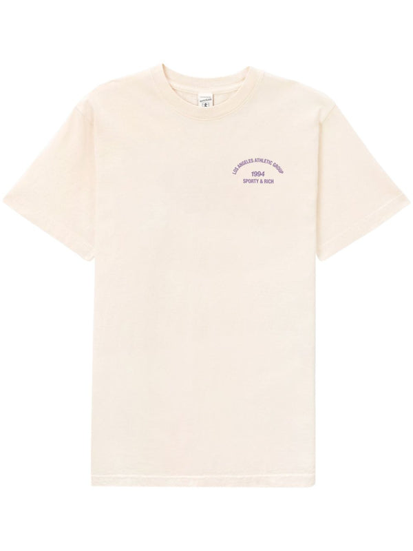 slogan-print cotton T-shirt