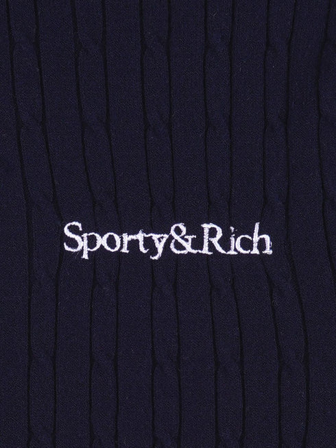 embroidered-logo polo shirt