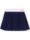 Serif pleated skirt