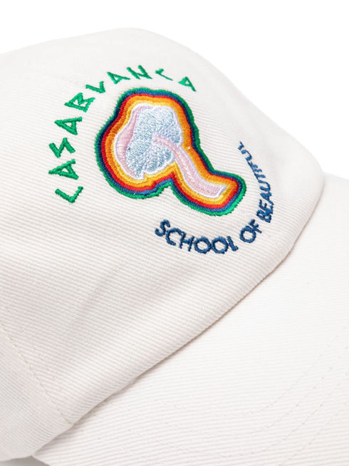Rainbow Mushroom embroidered cap