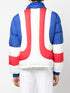 colour-block puffer jacket