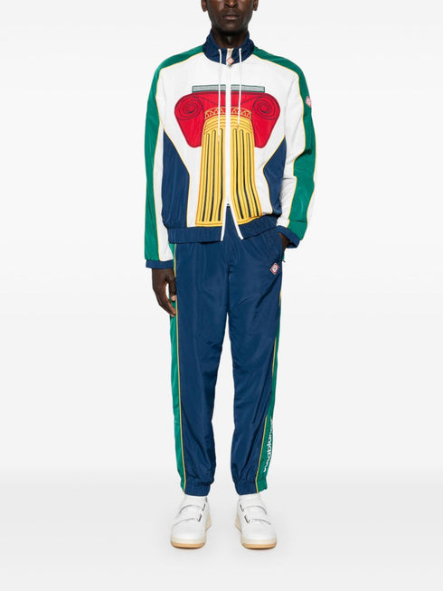 embroidered sweatpants