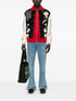 chenille-patchwork bomber jacket