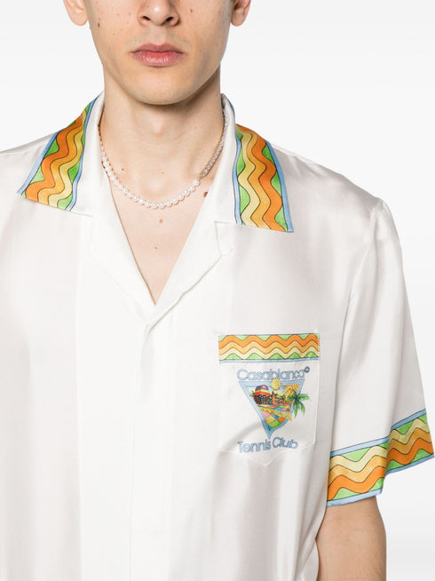 Afro Cubism silk shirt