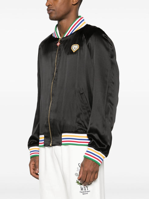 Souvenir logo-patch bomber jacket
