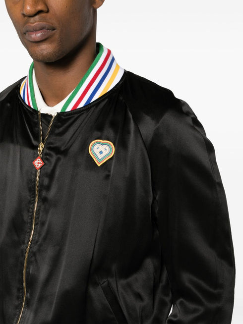 Souvenir logo-patch bomber jacket