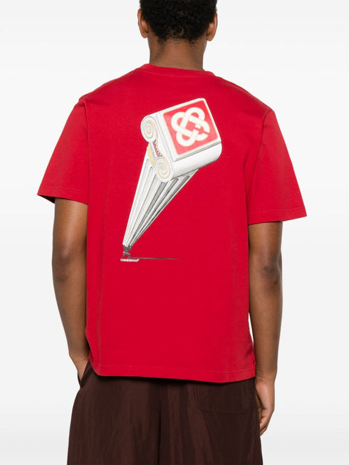 Koszulka z nadrukiem Leaning Column