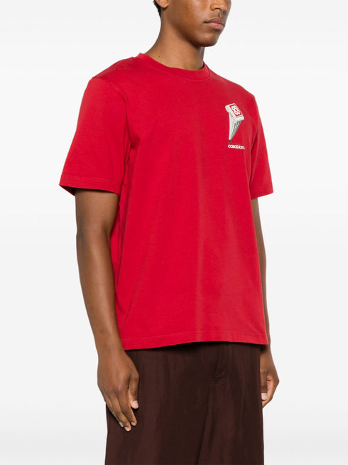 Koszulka z nadrukiem Leaning Column