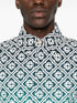 raised-monogram shirt