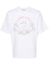 Crayon Tennis-print T-shirt