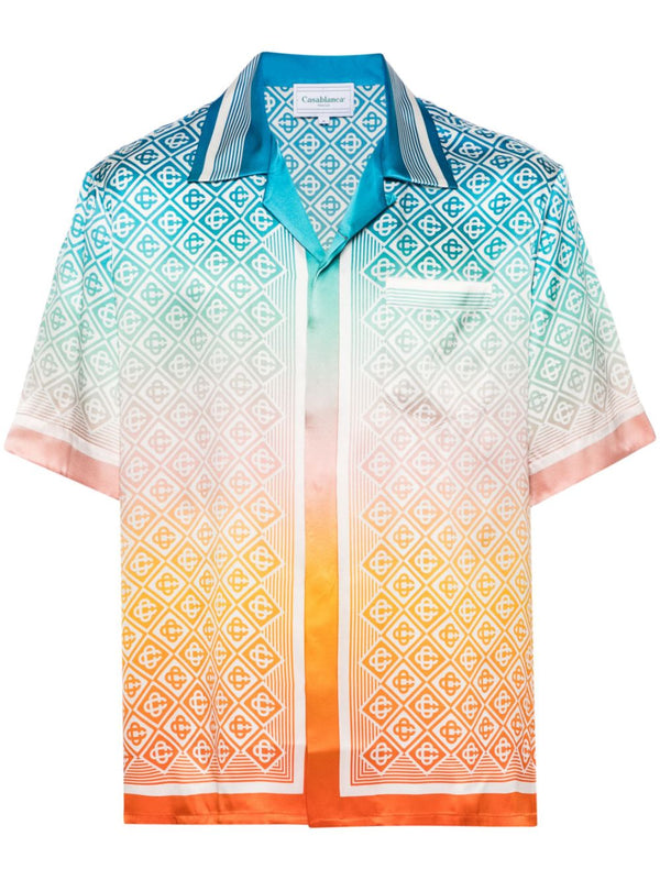 Diamond Monogram silk shirt