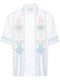 embroidered short-sleeve shirt