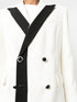 contrast-lapel double-breasted blazer