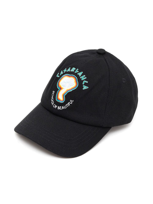 logo-embroidered cap