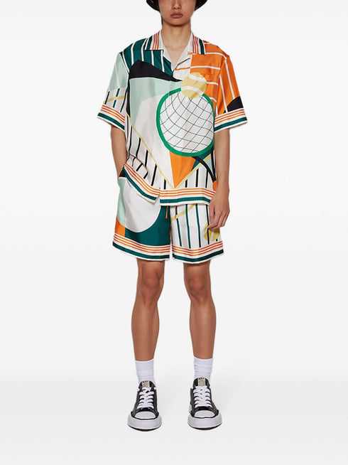 Court Abstrait silk shirt