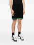 logo-patch crochet tennis shorts