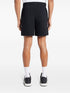 logo-patch organic cotton shorts