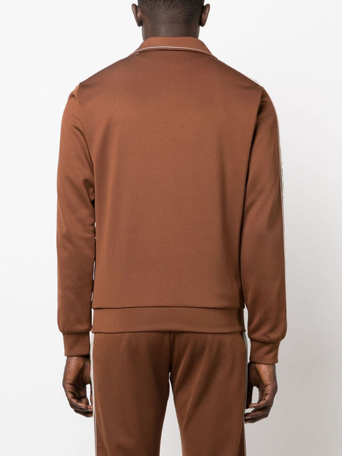 logo-patch zip-up jacket