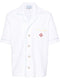 towelling-finish monogram shirt
