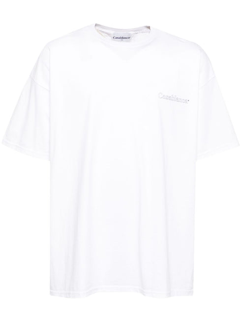 bawełniana koszulka z nadrukiem logo