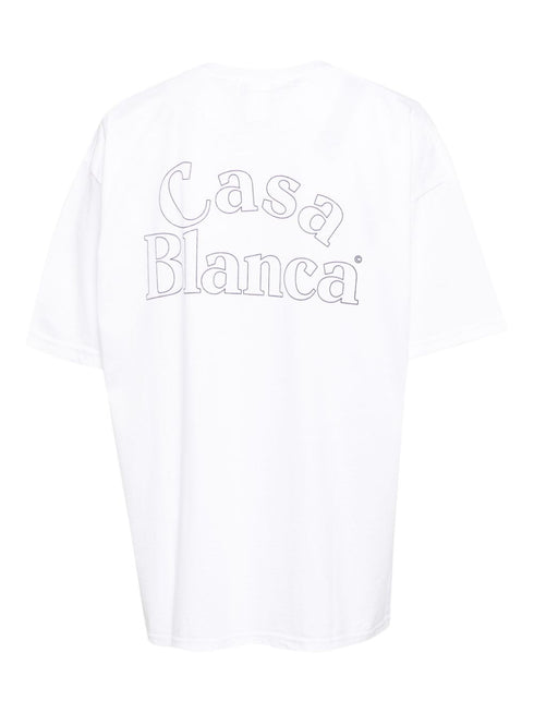 bawełniana koszulka z nadrukiem logo