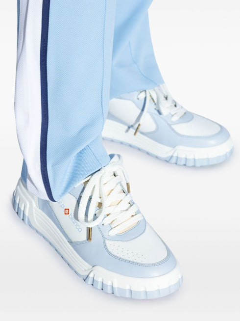 Court panelled sneakers