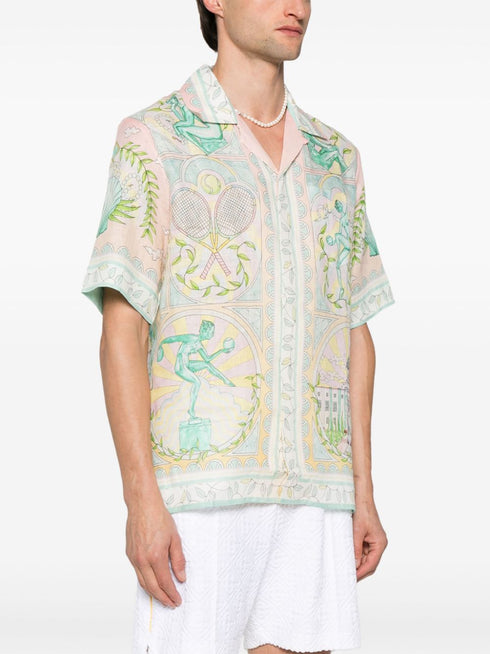 Vase linen shirt