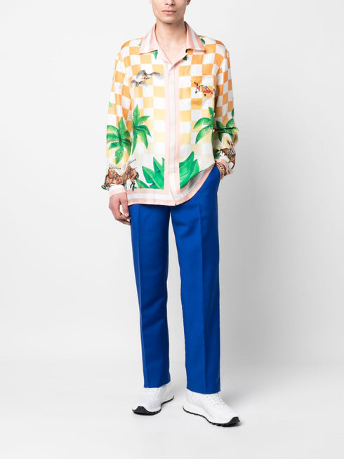 Tennis Club silk shirt