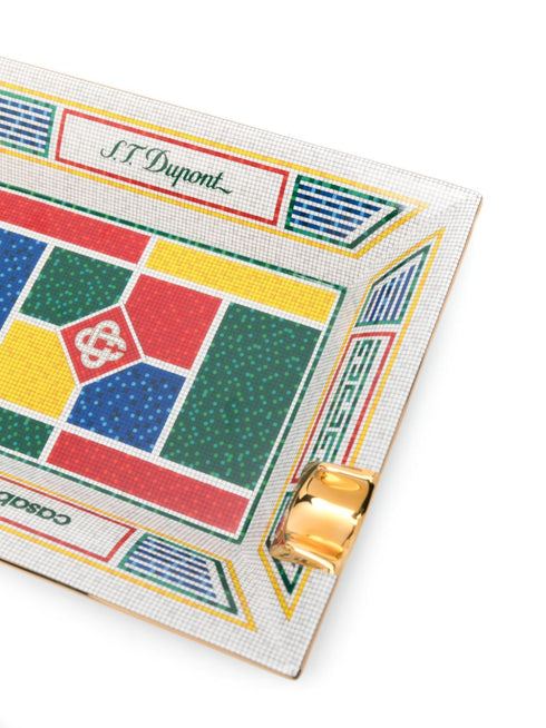 x ST Dupont duża popielniczka mozaikowa (22 cm x 17 cm)