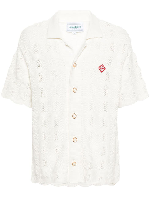 Wavy Gradient crochet shirt