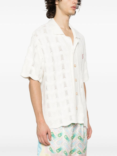 Wavy Gradient crochet shirt