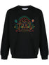 Rainbow Crayon Temple organic-cotton sweatshirt