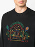 Rainbow Crayon Temple organic-cotton sweatshirt