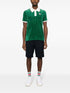ribbed velvet polo shirt
