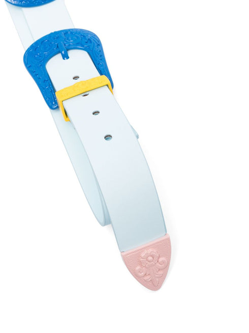 Casa Cowboy colour-block leather belt