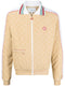 monogram-jacquard velour zip-up jacket