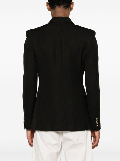 double-breasted tuxedo blazer